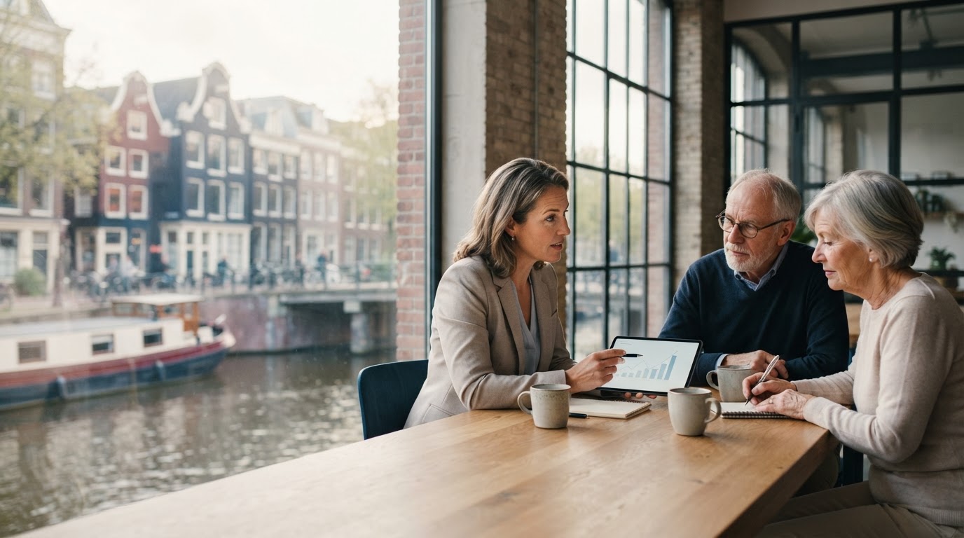 Zilver Rekenisdom abstracte visualisatie van financiële data-analyse en voorspellende modellen